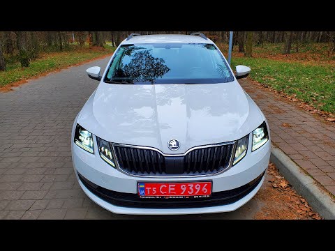 Видео: Свежепригнанная Skoda Octavia A7 FL 1.6 TDI DSG 2017