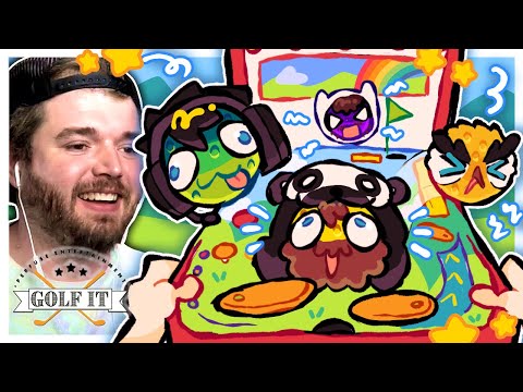 Видео: Забавное, классическое видео Golf It с ребятами!