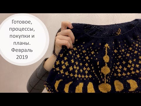 Видео: Готовое, процессы, покупки и планы. Февраль 2019