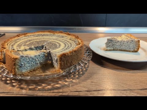 Видео: Сочный чизкейк с маковой начинкой. 🍰☕