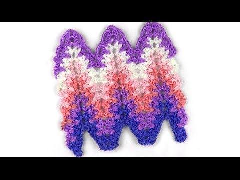 Видео: Вытянутый ажурный зигзаг