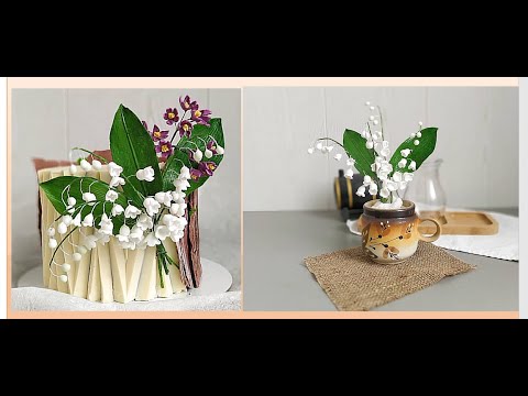 Видео: МК Лист ЛАНДЫША из Мастики🌾Часть 2