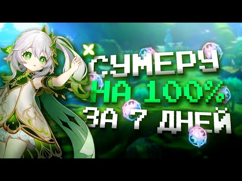 Видео: СУМЕРУ ЗА НЕДЕЛЮ НА 100% В GENSHIN IMPACT?! ФАРМ КРУТОК в Genshin Impact