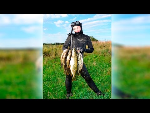 Видео: Подводная охота. Щучье место.  Шкиль Игорь