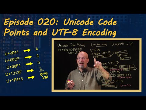 Видео: Эпизод 020: Кодовые точки Unicode и кодировка UTF-8