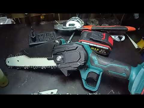 Видео: как смазать маслом цепь мини пилы