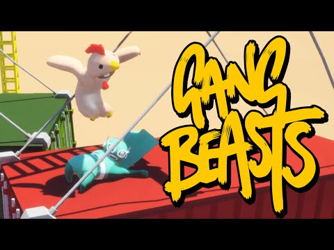 Видео: Gang Beasts - СУПЕР УРОВНИ (Брейн и Даша)