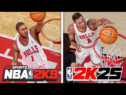 Видео: Совместные броски с Дерриком Роузом в каждой гонке NBA 2K