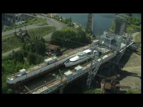 Видео: Красноярский судоподъёмник (ФБУ «Администрация «Енисейречтранс»)