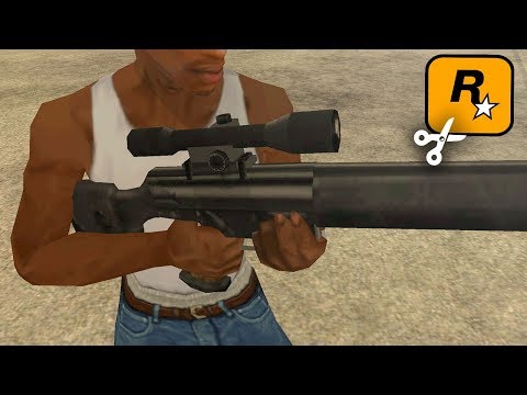 Видео: 12 вырезанных БЕТА-ОРУЖИЙ в GTA: San Andreas !!!
