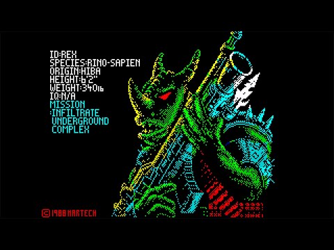 Видео: Rex. ZX Spectrum. Прохождение и разбор