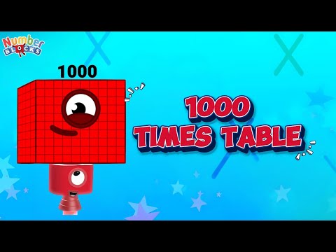 Видео: ТАБЛИЦА NUMBERBLOCKS УМНОЖЕНИЯ НА 1000 | УЧИМСЯ СЧЁТАТЬ | УМНОЖЕНИЕ БОЛЬШИХ ЧИСЕЛ | ColorArt_id