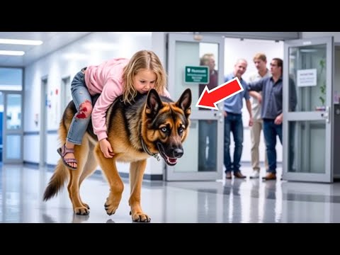 Видео: Больница онемела, когда собака вошла... никто не ожидал, что она несла 🐕😨