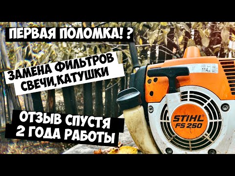 Видео: РЕМОНТ И ОБСЛУЖИВАНИЕ БЕНЗОКОСЫ STIHL FS 120/250