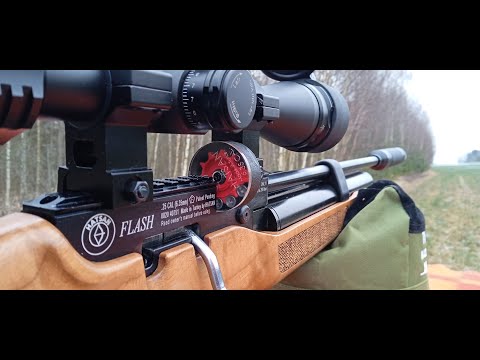 Видео: Hatsan Flash W 6.35 Точный турок! 55м по маленьким мишеням!