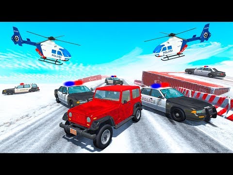 Видео: ОГРАБИЛ МАЖОРА! УГНАЛ ОТ МЕНТОВ ПО ГОЛОЛЕДУ ЗИМОЙ! ПОЛИЦЕЙСКАЯ ПОГОНЯ ЗА ПРЕСТУПНИКОМ В BeamNG.drive