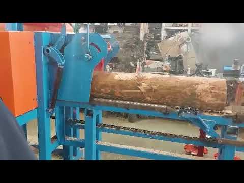 Видео: Фрезерно - брусующий универсальный станок ФБС