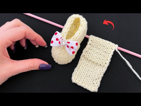 Видео: РАЗНАЯ И ЛЕГКО СДЕЛАТЬ ВЯЗАНИЕ ОБУВИ