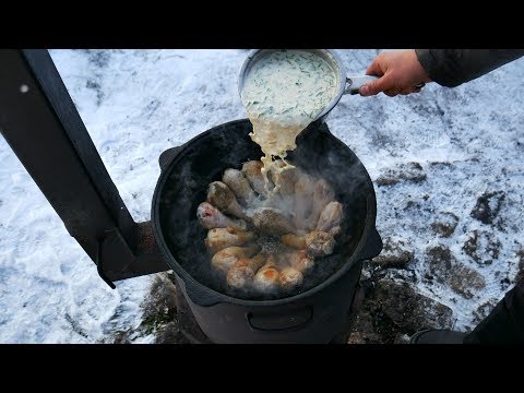 Видео: ГЕДЛИБЖЕ ИЛИ КУРИЦА ПО-КАБАРДИНСКИ В КАЗАНЕ НА КОСТРЕ