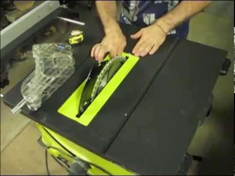 Видео: Настольный станок Ryobi RTS1800EF