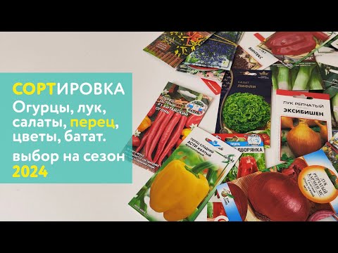 Видео: Беру эти сорта в новый сезон: огурцы, лук, перец, цветы, батат. Новинки и проверенное временем