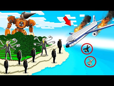 Видео: КРУШЕНИЕ НА ОСТРОВ ДРЕЛЬМЕНА ТИТАНА В МАЙНКРАФТ! ЕНОТИК И НУБИК DRILL MAN TITAN MINECRAFT