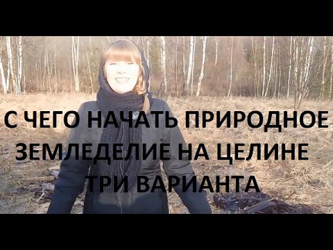 Видео: С чего начать природное земледелие на целине.