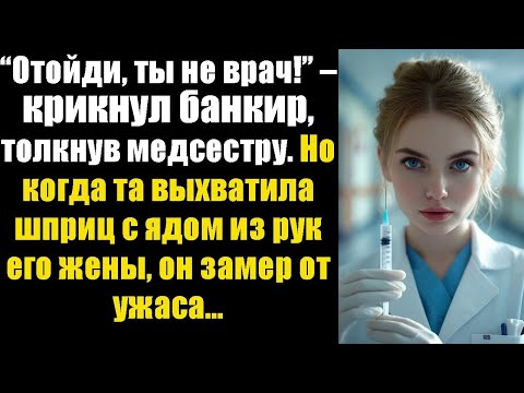 Видео: Банкир крикнул: «Ты не врач!» и толкнул медсестру… Но она выхватила шприц с ядом