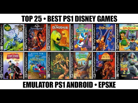 Видео: 25 лучших игр Disney для PS1 | Лучшие игры для PS1 | Эмулятор PS1 для Android