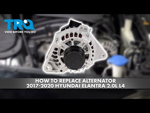 Видео: Как заменить генератор на Hyundai Elantra 2.0L L4 2017-2020 годов