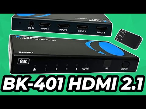 Видео: OREI BK-401 HDMI 120 Гц 2.1 селектор с 4 входами