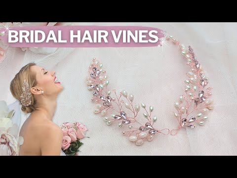 Видео: Как сделать свадебные прически в виде лозы | Заработок на изготовлении аксессуаров для волос