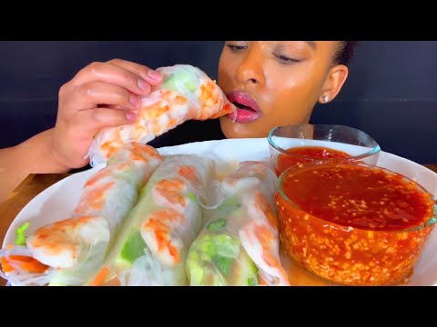 Видео: ASMR MUKBANG GIANT VIETNAMESE SHRIMP SPRING ROLLS НАСТОЯЩАЯ ЕДА ЗВУКИ НЕ ГОВОРЯТ 먹방 EATING SHOW
