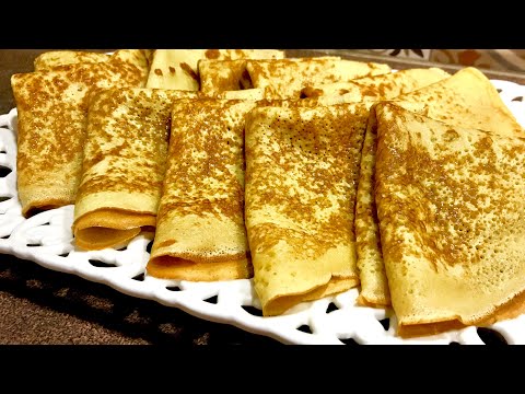 Видео: Палачинки- най-вкусни и най-бързи. Хитринки за винаги сполучливи нежни вкусни тънки палачинки