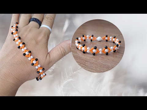 Видео: ЖЕМЧУГ тен БРАСЛЕТ seed beaded bracelet бисерден білезік жасау