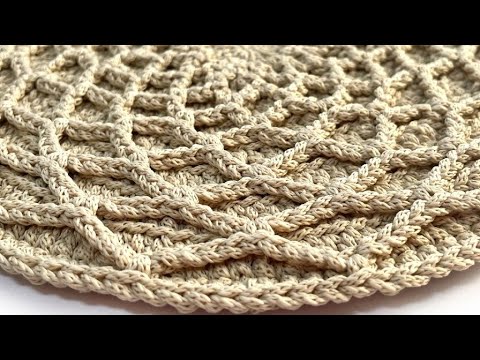 Видео: Самая красивая салфетка крючком 🥰 Этот узор вам точно понравится!