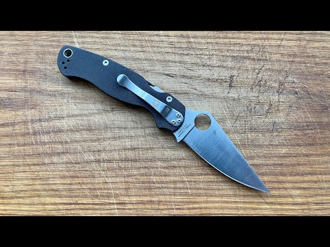 Видео: Spyderco Paramilitary 2 нож с которым вам не захочется расставаться