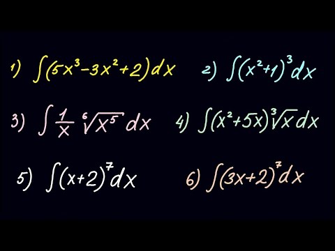 Видео: Первообразная функция и неопределенный интеграл #4