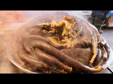 Видео: Она щедро вырезает и вырезает высококачественные ручные сундаи / корейская уличная еда