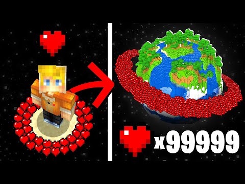 Видео: Майнкрафт, но ЖИЗНИ = РАЗМЕР МОЕГО МИРА...