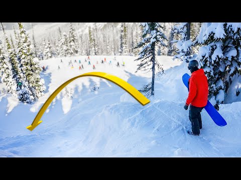 Видео: Боковые удары сноубордиста-любителя против профессионала