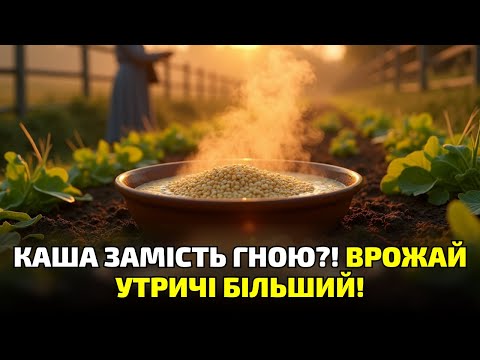 Видео: Баба Ганя “годує” землю кашею — і врожай утричі більший! Сусіди не вірять очам!