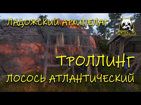 Видео: Русская рыбалка 4. рр4. Ладожский архипелаг. Пошел лосось атлантический.