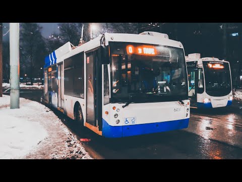 Видео: 40 МАРШРУТ ОТ ПЕРВОГО ЛИЦА/САНКТ ПЕТЕРБУРГ/Тролза-5265.00 «Мегаполис» № 6431