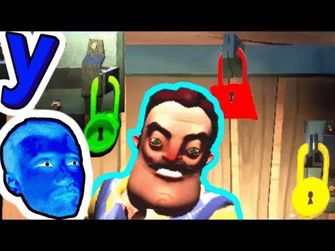 Видео: ПРоХоДиМеЦ Спасается из ПОДВАЛА СОСЕДА! #488 игра Привет Сосед