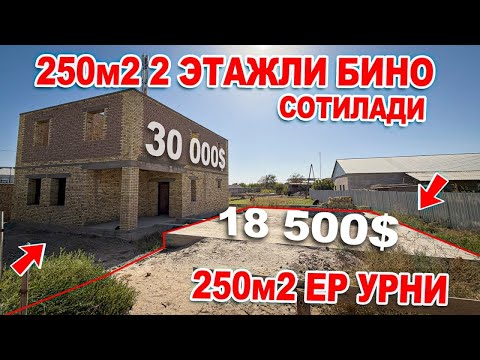 Видео: ХИВА🔥ЯККА ТУТ ЧАЙХАНА ЁНИДА🔥ЕР УРНИ ВА КУРУЛУШУ ТУГАНЛАНМАГАН🔥ТУРАР ЖОЙ СРОЧНО🔥СОТИЛАДИ 18.500$ 🤝✅