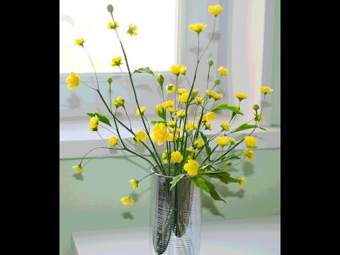 Видео: Лютики из полимерной глины