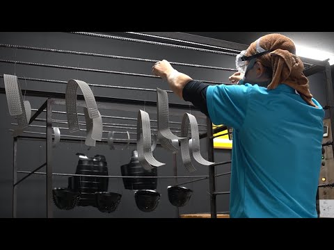 Видео: Процесс изготовления самурайских доспехов.