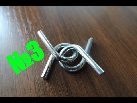 Видео: Проволочные головоломки, решение №3