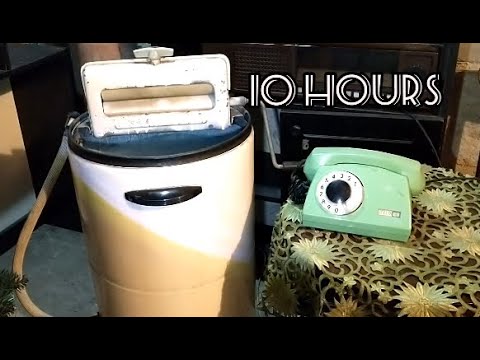 Видео: Стиральная машина Frania PRL Шум старой стиральной машины 10 часов ASMR